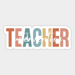 Intervention Teacher Sticker